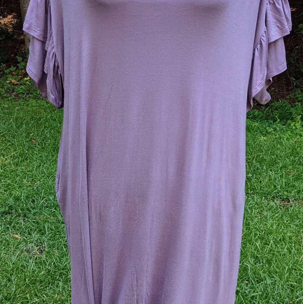 Purple Midi Dress